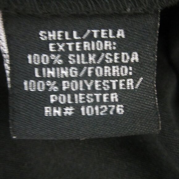 ECI New York Womens 8 Burgudy Purple Black Gold Silk LS V Neck Top Cami 2 Piece - Picture 7 of 9